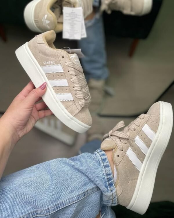 Adidas campus (Beige white) - Image 4