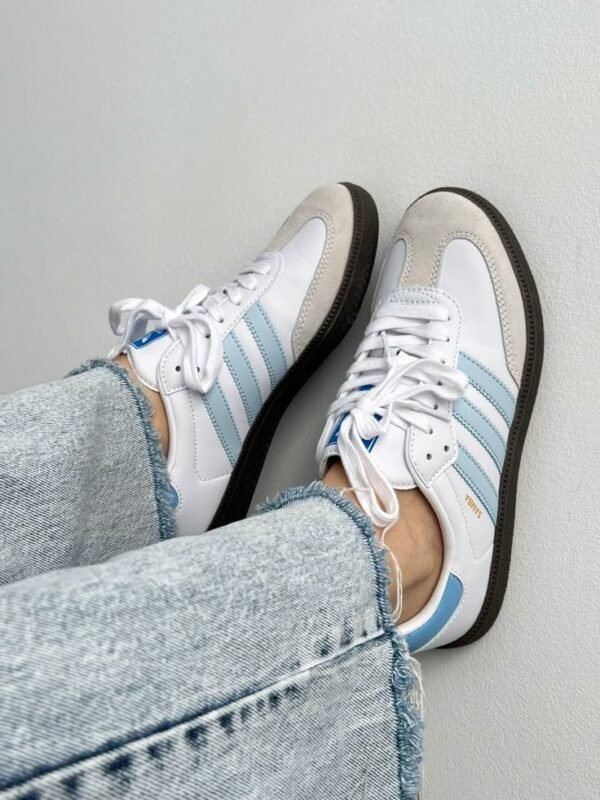 Adidas Samba (White Blue) - Image 2