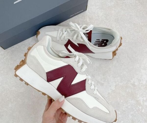 New Balance 327 (Off white Burgundy) - Image 2