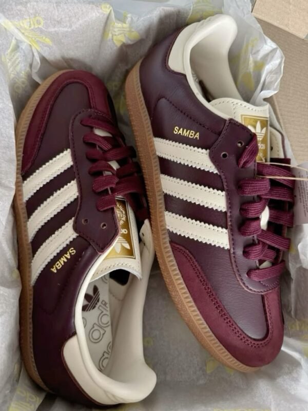 Adidas Samba (Maroon) - Image 4