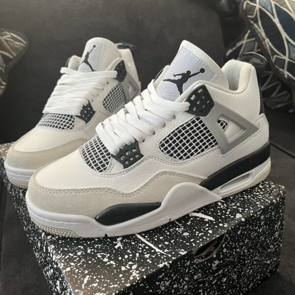 Nike Air Jordan 4 (White grey) - Image 3