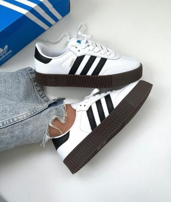 Adidas Samba High (White Black) - Image 2