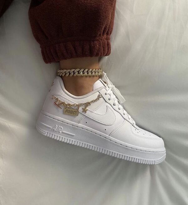 Nike Airforce 1 ( Gold Chain ) - Image 2