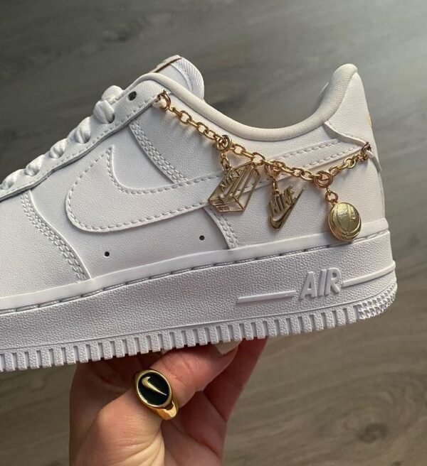 Nike Airforce 1 ( Gold Chain ) - Image 3