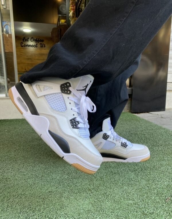 Nike Jordan 4 x SB - Military Black - Image 2