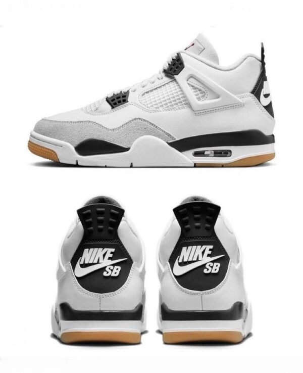 Nike Jordan 4 x SB - Military Black - Image 3