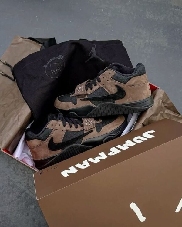 Nike Jordan Jumpman Jack - Black and Dark Mocha - Image 2